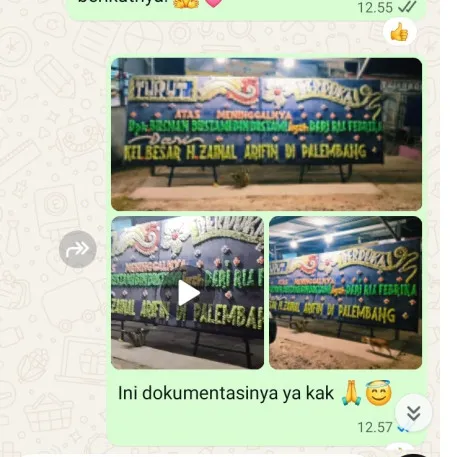 Pengiriman Papan Bunga Duka Menawan Gebog